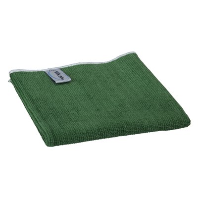 Microvezeldoek Basic 32 80% Polyester En 20% Polyamide 320x320mm Groen -Horecavoordeel.com-