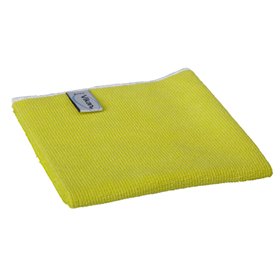 Microvezeldoek Basic 32 80% Polyester En 20% Polyamide 320x320mm Geel -Horecavoordeel.com-