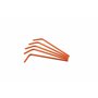 Bending Straw Paper (FSC®) Orange ø 6 mm / 24cm -Horecavoordeel.com-