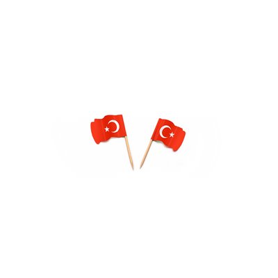 Flag stick Turkey Waving (FSC®) -Horecavoordeel.com-