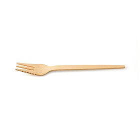 Snack fork Bamboo 135 mm -Horecavoordeel.com-