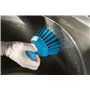 Round Work brush Polyester Fiber, Hard ø 110x110mm Blue