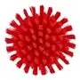 Round Work brush Polyester Fiber, Hard ø 110x110mm Red