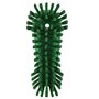 Large Ergonomic Work brush Polyester Fiber, Hard, With Wide Outstanding Fiber 250x120x60mm Green