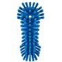 Large Ergonomic Work brush Polyester Fiber, Hard, With Wide Outstanding Fiber 250x120x60mm Blue