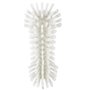 Large Ergonomic Work brush Polyester Fiber, Hard, With Wide Outstanding Fiber 250x120x60mm White