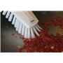 Large Ergonomic Work brush Polyester Fiber, Hard, With Wide Outstanding Fiber 250x120x60mm White