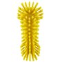 Large Ergonomic Work brush Polyester Fiber, Hard, With Wide Outstanding Fiber 250x120x60mm Yellow