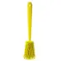 Dish brush With Tall Helve Polyester Fiber, Hard 415x71x75mm Yellow