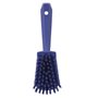 Dish brush With Short Helve Polyester Fiber, Hard 270x70x85mm Purple