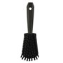 Dish brush With Short Helve Polyester Fiber, Hard 270x70x85mm Black