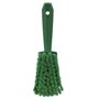 Dish brush With Short Helve Polyester Fiber, Switht, Cloven 270x70x85mm Green