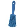 Dish brush With Short Helve Polyester Fiber, Switht, Cloven 270x70x85mm Blue