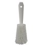 Dish brush With Short Helve Polyester Fiber, Switht, Cloven 270x70x85mm White