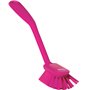 Dishwashing brush Polyester Fiber, Medium 280x60x55mm Pink