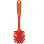 Dishwashing brush Polyester Fiber, Medium 280x60x55mm Orange