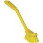 Narrow Dishwashing brush Polyester Fiber, Medium 290x25x65mm Yellow