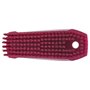 Nail brush - Small Work Brush Polyester Fiber, Hard 130x50x40mm Pink