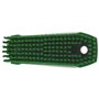 Nail brush - Small Work Brush Polyester Fiber, Hard 130x50x40mm Green