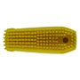 Nail brush - Small Work Brush Polyester Fiber, Hard 130x50x40mm Yellow