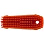 Nail brush - Small Work Brush Polyester Fiber, Hard 130x50x40mm Orange