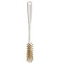 Small Grill brush Heat resistant Peek Fiber, Hard 290x30x65mm White