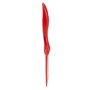 Straight Hand scraper, Wide Polypropylene 102x18x210mm Red