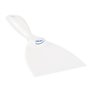 Straight Hand scraper, Wide Polypropylene 102x18x210mm White