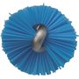 Pipe Brush For Flexible Cable with Polyester Fibers, Medium ø12x200mm, Medium Blue