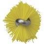 Pipe Brush For Flexible Cable with Polyester Fibers, Medium ø12x200mm, Medium Yellow