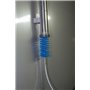 Pipe Brush For Flexible Cable with Polyester Fibers, Medium ø40x200mm, Medium Blue