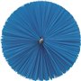 Pipe Brush For Flexible Cable with Polyester Fibers, Medium ø40x200mm, Medium Blue