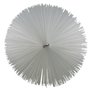 Pipe Brush For Flexible Cable with Polyester Fibers, Medium ø90x200mm, Medium White