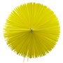 Pipe Brush For Flexible Cable with Polyester Fibers, Medium ø90x200mm, Medium Yellow