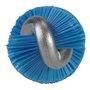 Pipe Brush With Handle and Polyester Fibers ø10x480mm, Hard Blue