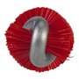 Pipe Brush With Handle and Polyester Fibers ø10x480mm, Hard Red