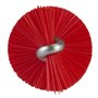 Pipe Brush With Handle and Polyester Fibers ø20x500mm, Medium Red