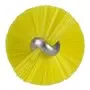 Pipe Brush With Handle and Polyester Fibers ø20x500mm, Medium Yellow