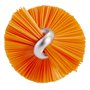 Pipe Brush With Handle and Polyester Fibers ø20x500mm, Medium Orange