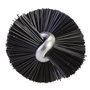 Pipe Brush With Handle and Polyester Fibers ø20x500mm, Medium Black