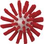 Pipe brush, Helve model Polyester Fiber ø63x150mm, Hard Red