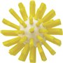 Pipe brush, Helve model Polyester Fiber ø63x150mm, Hard Yellow