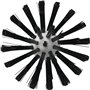 Pipe brush, Helve model Polyester Fiber ø90x160mm, Medium Black