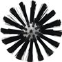 Pipe brush, Helve model Polyester Fiber ø103x170mm, Medium Black