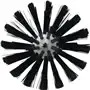 Pipe brush, Helve model Polyester Fiber ø103x170mm, Medium Black