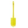 Ultra Hygiene Pipe brush With Helve Polyester Fiber, Hard and Medium ø90x430mm Yellow