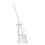 Toilet Brush With Holder Polypropylene, Polyester Fiber, Medium, ø 90mm. . White