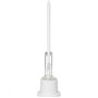 Toilet Brush With Holder Polypropylene, Polyester Fiber, Medium, ø 90mm. . White