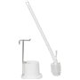 Toilet Brush With Holder Polypropylene, Polyester Fiber, Medium, ø 90mm. . White