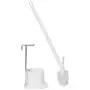 Toilet Brush With Holder Polypropylene, Polyester Fiber, Medium, ø 90mm. . White